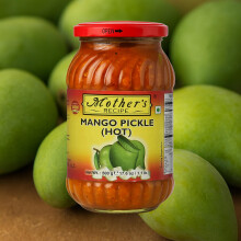 Mother's Recipe Mango Pickle Hot – 500g | Authentic Indian Taste | Spicy & Tangy Mango Achar