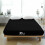 (Black, Single- 91x190cm) Fitted Bed Sheet Extra Deep 25cm Single Double King Bed Sizes 3