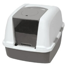 Catit Hooded Cat Pan Grey Jumbo 57x46x43cm