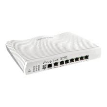 Oplader 12V - Draytek - Vigor 2860 - Wit - Compatibel met Router - Voeding 12V