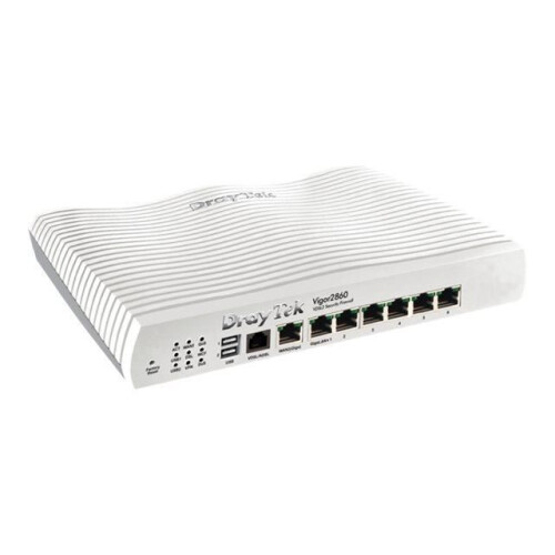Oplader 12V - Draytek - Vigor 2860 - Wit - Compatibel met Router - Voeding 12V
