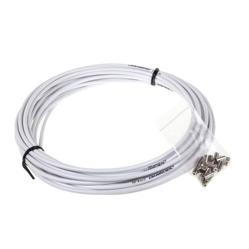 Jagwire 5 mm rembehuizing rol/25 wit