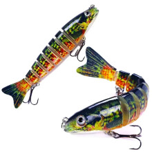 Multi-Part Fishing Lure, 12.8 cm, 18 g, Hard Plastic, Micro Object, Dogfish Imitation for Sea Fishing (Size: 7)