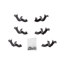 Dee Zee DZ 66327 Kit staffa per gradino laterale esagonale nero