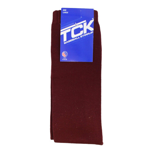 TCK 9 Zoll solide Baseball-Steigbügel (Maroon Large) 2