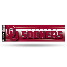 Rico NCAA Oklahoma bumpersticker 9 x 4 logo kleur