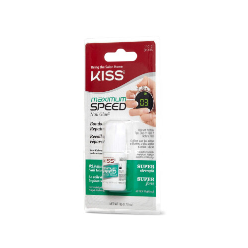Kiss Μέγιστη Ταχύτητα Κόλλα Νυχιών (2 Πακέτο) 2