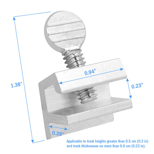 Nuk3y Sikkerhedsl?se til skydevinduer (aluminium 12 stk.) 1