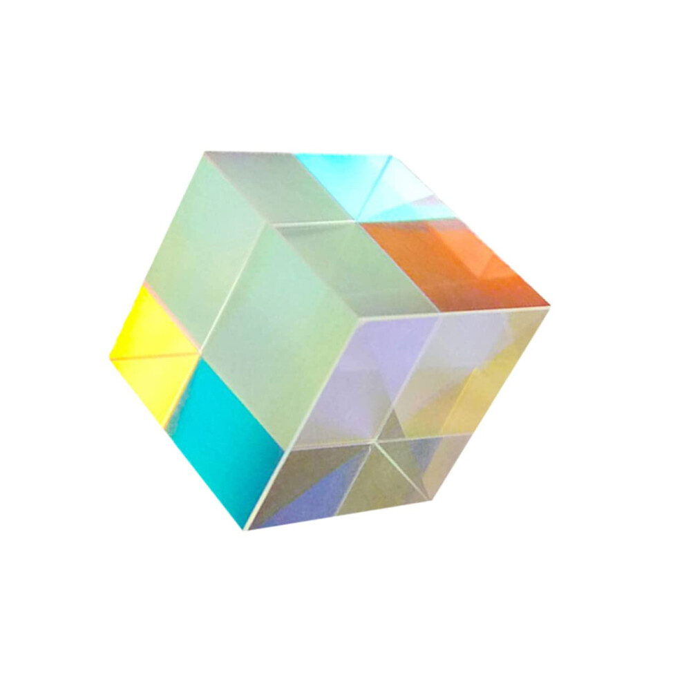 Optical Prism Ornament for Home Decor - Creative Light Refraction, DIY Project, Precision Cut, Color Separation-image-OPC-PK2YCRS-NEW