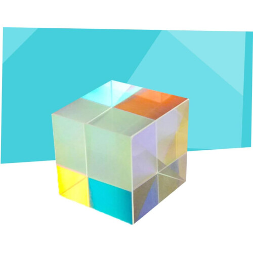 Optical Prism Ornament for Home Decor - Creative Light Refraction, DIY Project, Precision Cut, Color Separation 1