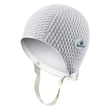 Water Gear Natuurlijke Rubber Zwem Bubble Cap (Wit, Medium)