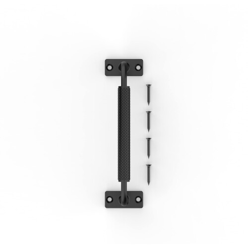 National Hardware N166-032 9palcov prumyslov Black Gate Pull 1