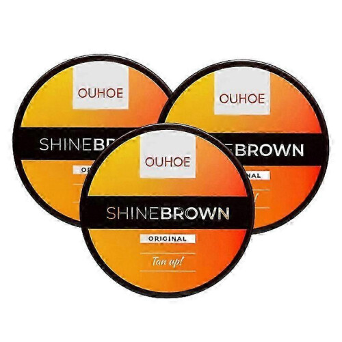 3pcs bronzer tanning cream for face and body