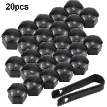 passend für Radmutterkappen, Bolzenmutterabdeckungen 17mm 20 Radmutterabdeckungen Radschraubenmutter