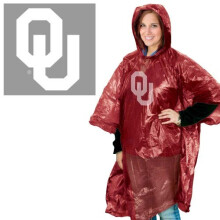 Wincraft NCAA Oklahoma Sooners Rain Poncho Team Colors One Size