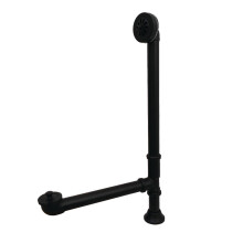 Kingston Brass CC2080 Clawfoot vasca di scarico e scarico troppo pieno nero opaco