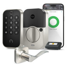Teclado Yale Assure Lock 2 con WiFi y palanca Norwood en níquel satinado