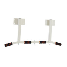 Wall Mounted Pull Up Bar 300kg Load Capacity for Bodybuilding | Upper Body Workout Equipment in White