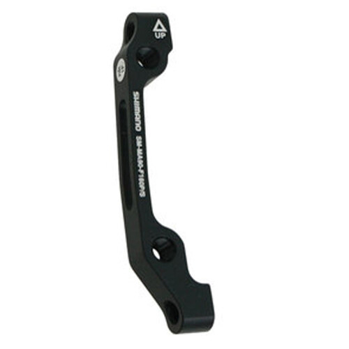 Shimano Shimano MA-90 Disc Brake Mounting Bracket (Black 160-mm Post/is Front)
