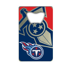 Otwieracz do butelek FANMATS 62569 Tennessee Titans w stylu karty kredytowej - 2 x 3,25