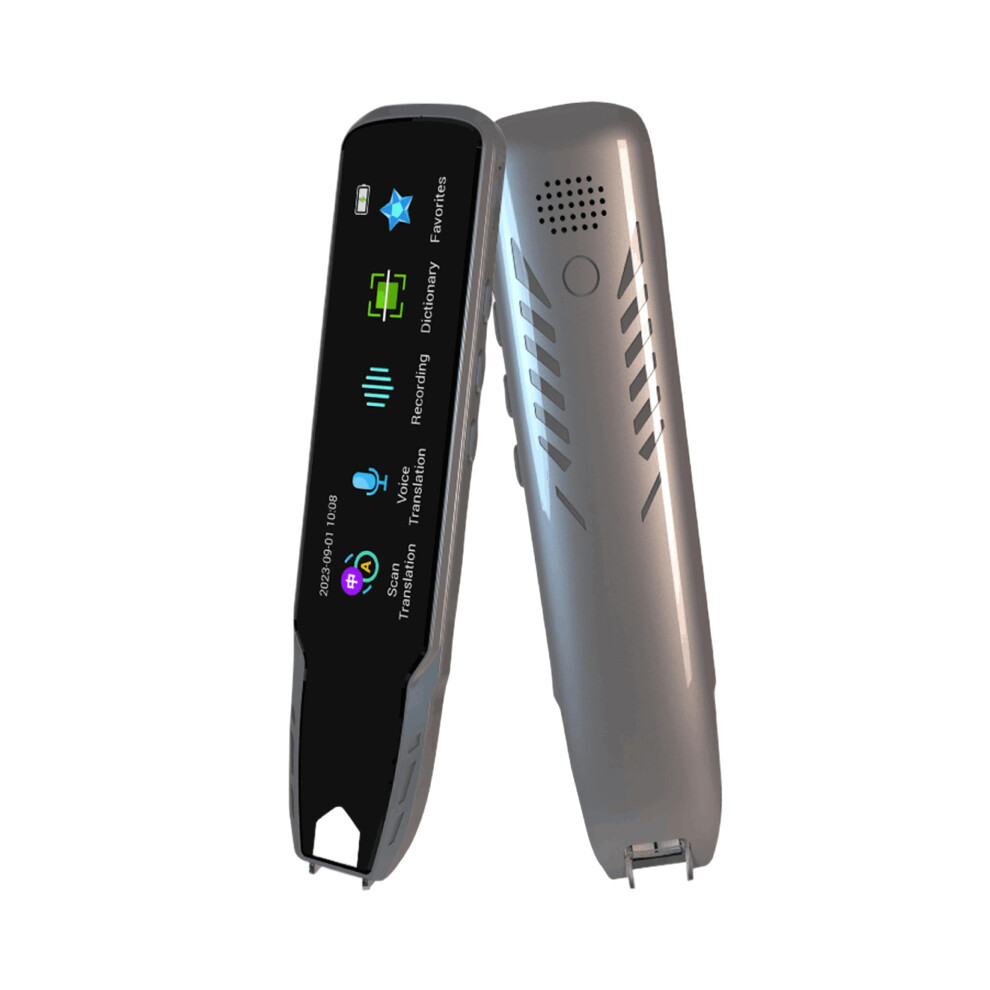 Black Language Translator Pen For Dyslexia - Offline Reading Pen With Real-Time Ocr Text Scan And 112 Language Dictionary For Learning