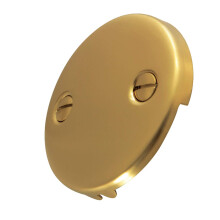 Kingston Brass DTT107 Piastra di troppopieno per vasca da bagno Ottone spazzolato Diametro 3-3/16 pollici