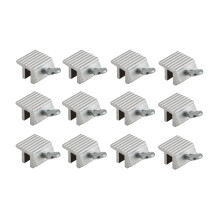 12 STK Sikkerhedsl?se til skydevinduer - Robuste aluminiumsl?se for ekstra beskyttelse