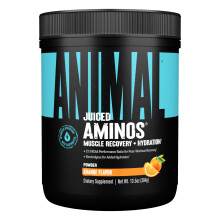 ANIMAL Juiced Aminos Orange ? EAA & BCAA Powder for Muscle Regeneration & Recovery ? Caffeine-Free Amino Acid Supplement for Fitness, Bodybuilding &