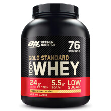 Optimum Nutrition Gold Standard Whey Muscle Building and Recovery Protein Powder With Naturally Occurring Glutamine and Amino Acids, French Vanilla