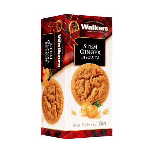 Walkers Walkers Stem Ginger Biscuits 150 g (Pack of 12) 1