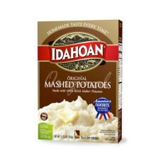 Idahoan Original Mashed Potato, Made from 100% Real Potatoes, Quick and Easy Homemade Taste, Pack of 12 x 340 grams