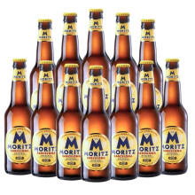 Drayman Direct Moritz Barcelona Original Spanish Lager | 330ml Bottles | 4.7% ABV (12 Pack)