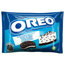Oreo Crumbs (400g pouches x 12) ? Small Crushed Chocolate Flavoured Cookie / Biscuit Pieces (with the vanilla filling) - Perfect for Baking or Topping