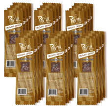 Primal Spirit, Vegan Meatless Jerky Strips - High Energy, High Protein, Non-GMO, 93% Fat-Free Snacks, Vegan Jerky - 28g, Pack of 24 Hickory Smoked