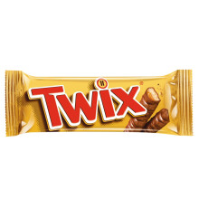 Twix Chocolate Biscuit Twin Bars - Pack of 32 x 50G