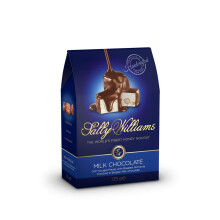Sally Williams, Premium Soft Honey Nougat Gift Box - Handcrafted Nougats with Almonds and Milk Chocolate- 125g Pack of 10