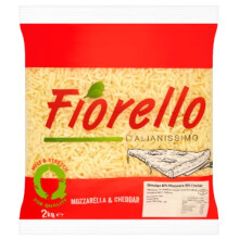 Fiorello Italianissimo Shredded 80% Mozzarella & 20% Cheddar 2kg x 6