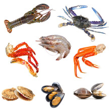 Seafood Boil Box 5 | 8 Ingredients | Lobster| Blue Crabs | Shrimp |Clams | Scallops | Mussels | Snow Crabs | King Crab Legs |7.3kg