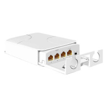 Geeignet für 4-Port IP55 Outdoor Wasserdicht POE Repeater 1 zu 3 Netzwerk Switch PoE Extender für IP