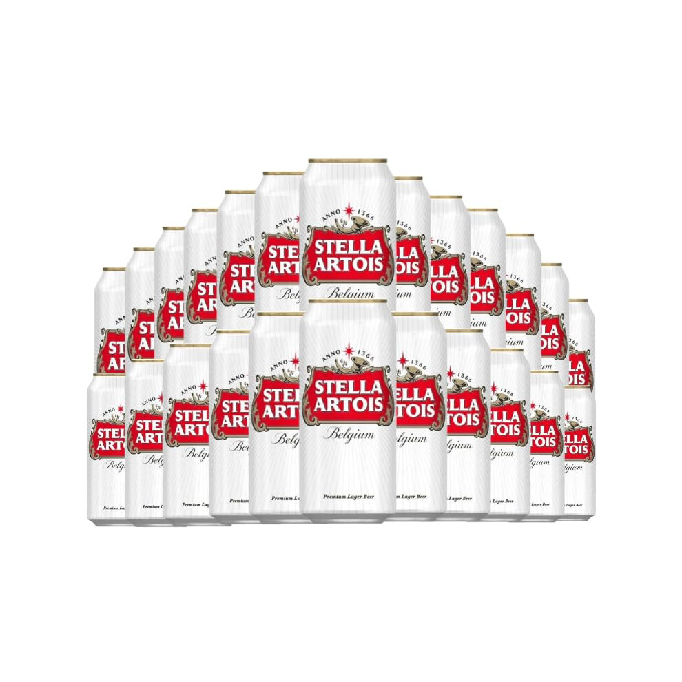 Drayman Direct Stella Artois Premium Belgian Style Lager | 568Ml Pint Cans | Beer Case | Pack Of 24