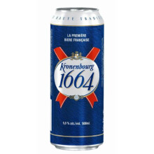 Kronenbourg 1664 Premium Lager (24 x 440ml Cans)
