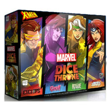 Marvel X-Men Dice Throne Box 2, 4 Héros : Cyclope, Jean Grey, Gambit & Rogue, Jeu de Société