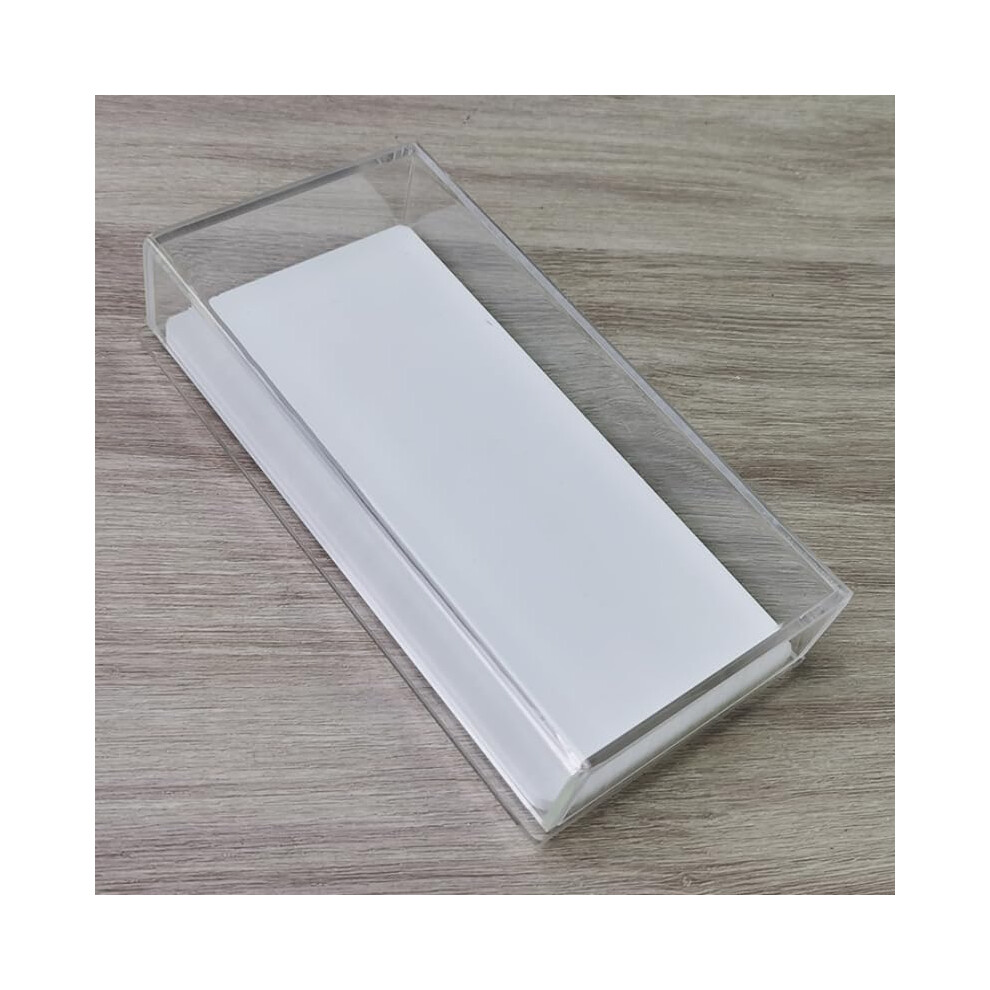 Liximmazn Eyelash Grafting Pallet With Cover Dust-Proof Acrylic Lash Tile Holder Eyelash Extensions Storage Gasket Pads (Transparent)