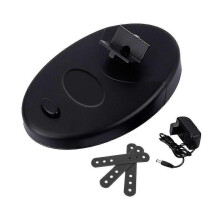 (EU, Black) Nail Polish Shaker with Adjustable Strap Paint Mixer Nail Lacquer Gel Polish Varnish Bottle Lash