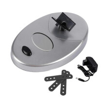 (EU, Silver) Nail Polish Shaker with Adjustable Strap Paint Mixer Nail Lacquer Gel Polish Varnish Bottle Lash