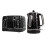 Hamilton Beach Hamilton Beach, Electric Kettle & Toaster Set, Diamond Collection, Black 1