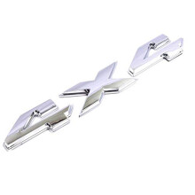 1 stk Chrome 8 Tommer RAM 4X4 Emblem Badge 3D Emblem Decal Navneskilt Flad Letter Erstatning til RAM 1500 2500 3500 Glossy Mopar (Chrome)