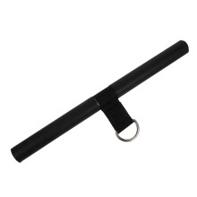 Tie Rod Triceps Pull Rod 40x3x3cm Steel Black DIY Rotating Straight Bar Fitness Equipment Bicep Handle Pull-Up Bar