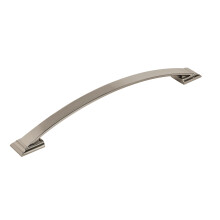 Amerock | Gertezug | Poliertes Nickel | 12 Zoll (305 mm) Mitte zu Mitte | Kerzenhalter | 1 Packung | Schubladengriff | Schubladengriff | Schrank