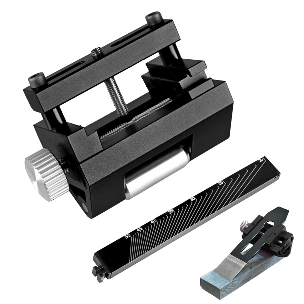 Precision Sharpening Template For Scissors And Aircraft Blades, Adjustable Angle Tool For Woodworking And Blade Maintenance, Black 6482260103471
